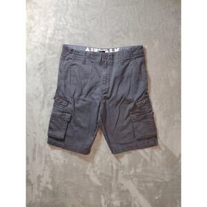 Airwalk Cargo Shorts Boys 18 Gray Streetwear Skater Casual